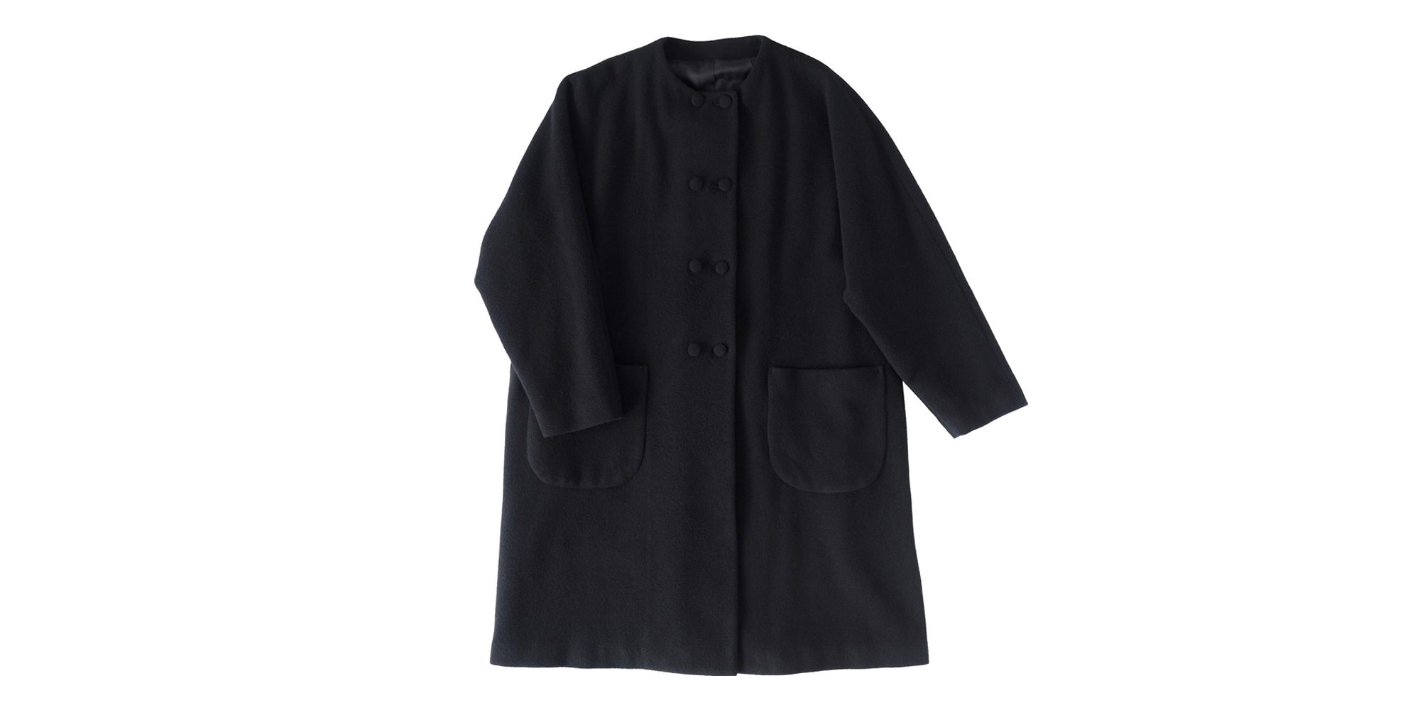 くるみボタンの襟なしコート | コート・ジャケット | イオグラフィック ネットショップ